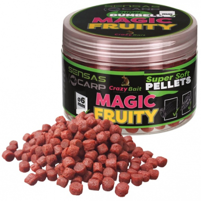 Sensas Pelety Super Soft Magic Fruity ovoce 4mm 60g