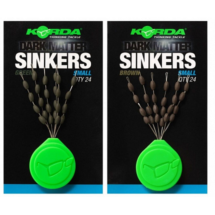 Korda Stoppery Tungstenové Sinkers Weedy Green Large 12 ks