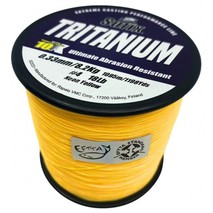 Sufix Vasec SUF Tritanium 1095m/0,33mm/18lb Neon Yellow