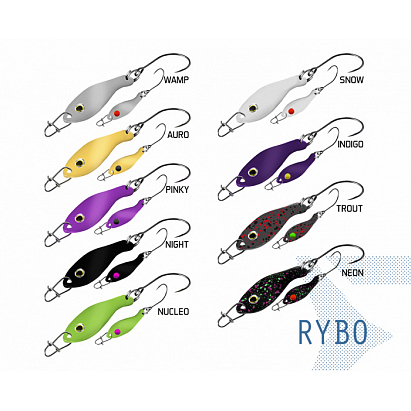 Delphin Plandavka Rybo 0.5g SNOW Hook #8