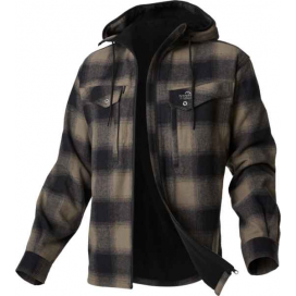 Zateplené košile Geoff Anderson Ezmar2+ s kapucí - dlouhý rukáv zelená 