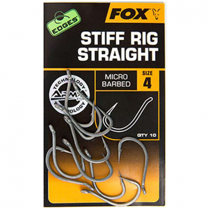Fox Háčky Edges Armapoint Stiff Rig straight B Fox Háčky Edges Armapoint Stiff Rig straight B