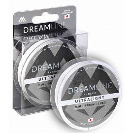 Mikado Pletená Šňůra Dreamline Ultralight 0.035mm/2.53kg/150m Bílá 1 Cívka